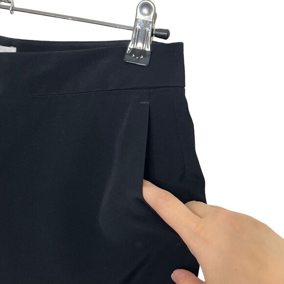 Co Essentials Cigarette Trousers Black Women’s Size XS Cropped Stretch Crepe Pan - Picture 6 of 12